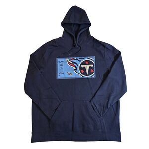 Tennessee Titans NFL‎ Team Apparel Hoodie Navy Blue 2XL